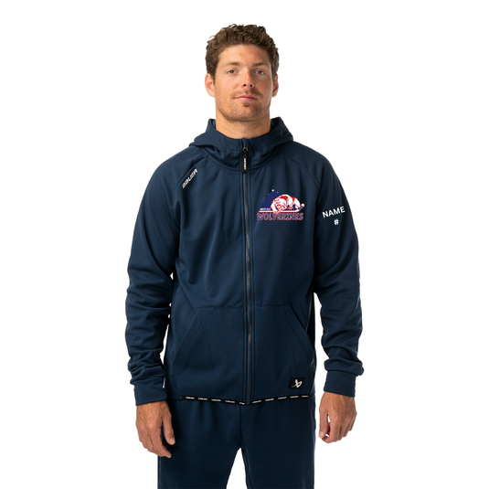 West Elk Wolverines Bauer Team Fleece Zip Hoodie