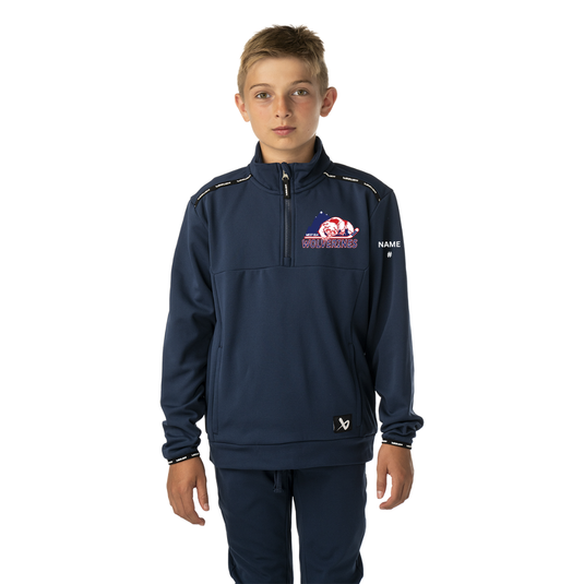 West Elk Wolverines Bauer Team Fleece 1/2 Zip
