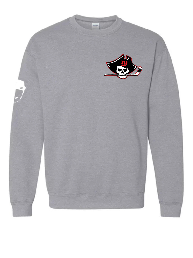 Load image into Gallery viewer, Wellesley Youth Hockey Spittin' Chiclets Crewneck
