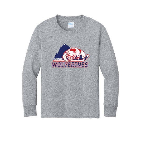 West Elk Wolverines Long Sleeve Core Cotton Tee