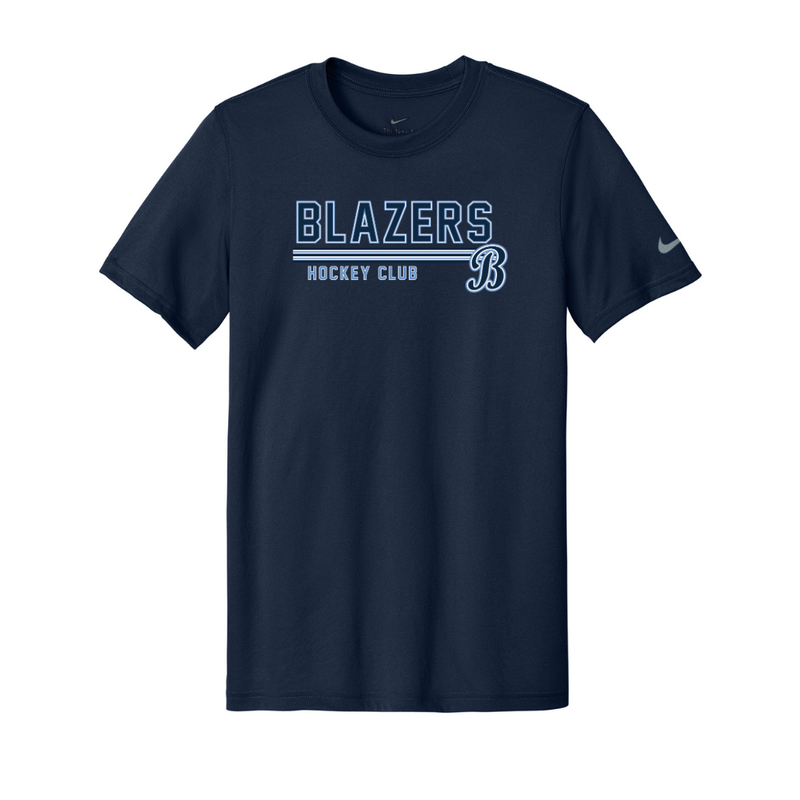 Load image into Gallery viewer, Boch Blazers Nike Swoosh Sleeve rLegend Tee
