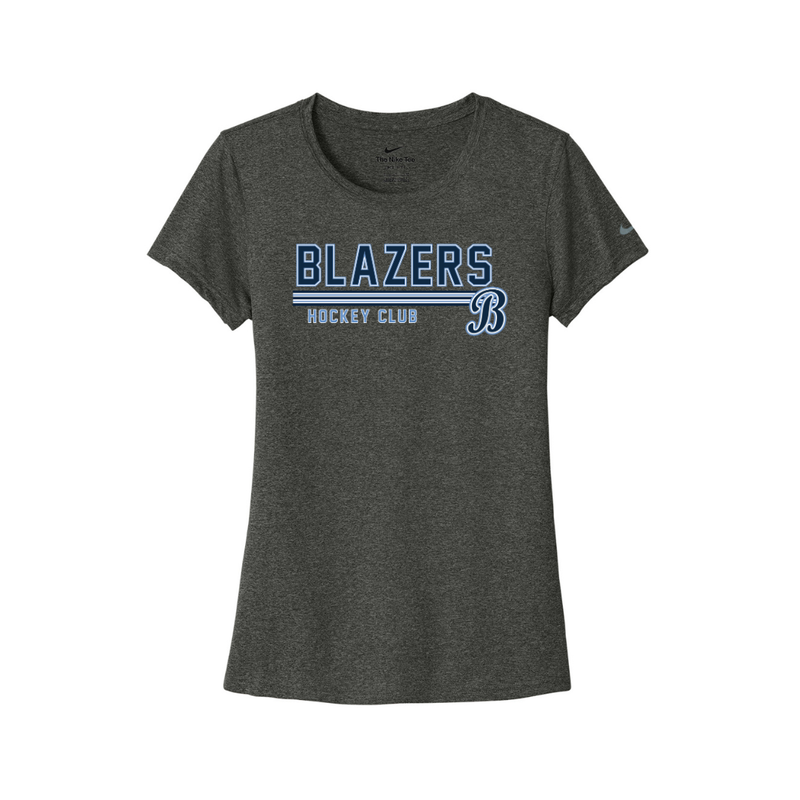 Load image into Gallery viewer, Boch Blazers Nike Women's Swoosh Sleeve rLegend Tee
