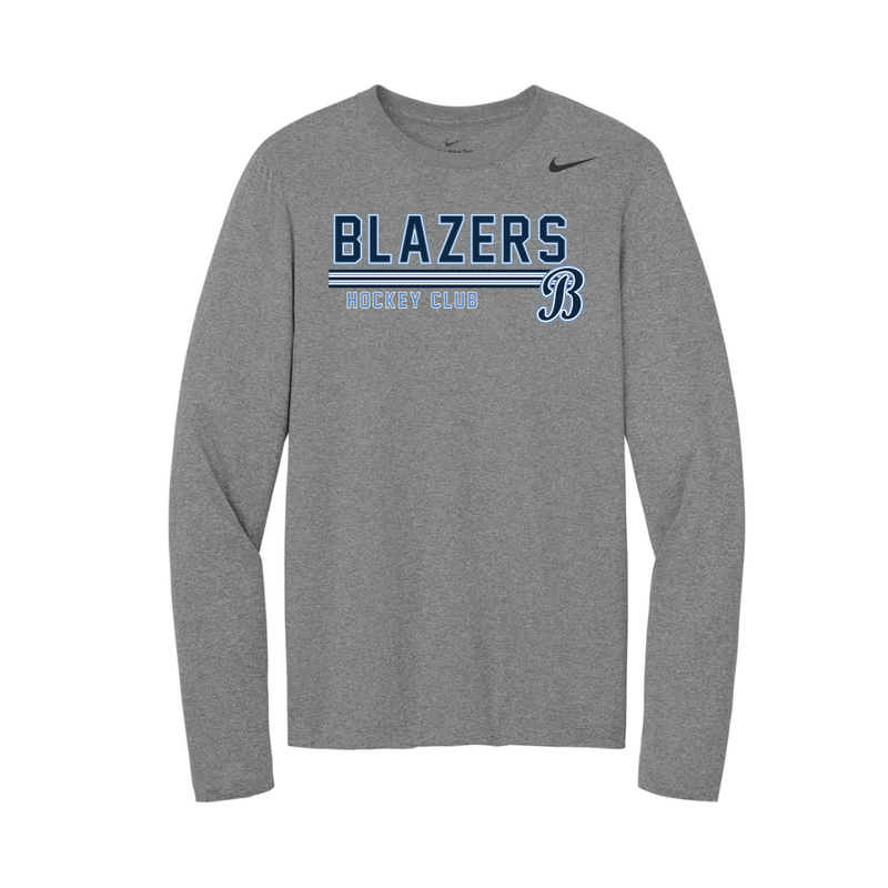 Load image into Gallery viewer, Boch Blazers Nike Team rLegend Long Sleeve Tee
