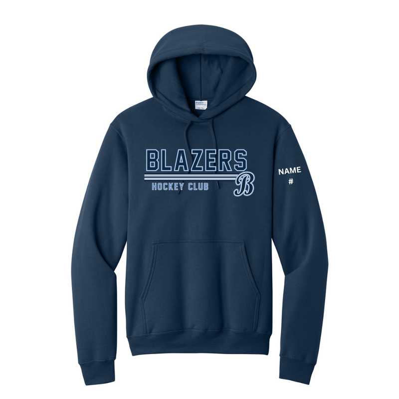 Load image into Gallery viewer, Boch Blazers Core Fleece Pullover Hooded Sweatshirt
