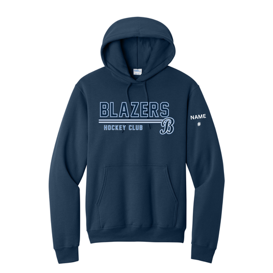 Boch Blazers Core Fleece Pullover Hooded Sweatshirt