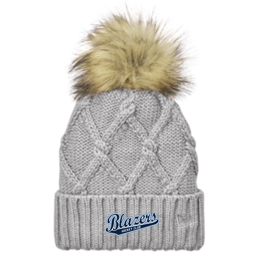 Boch Blazers New Era® Faux Fur Pom Beanie
