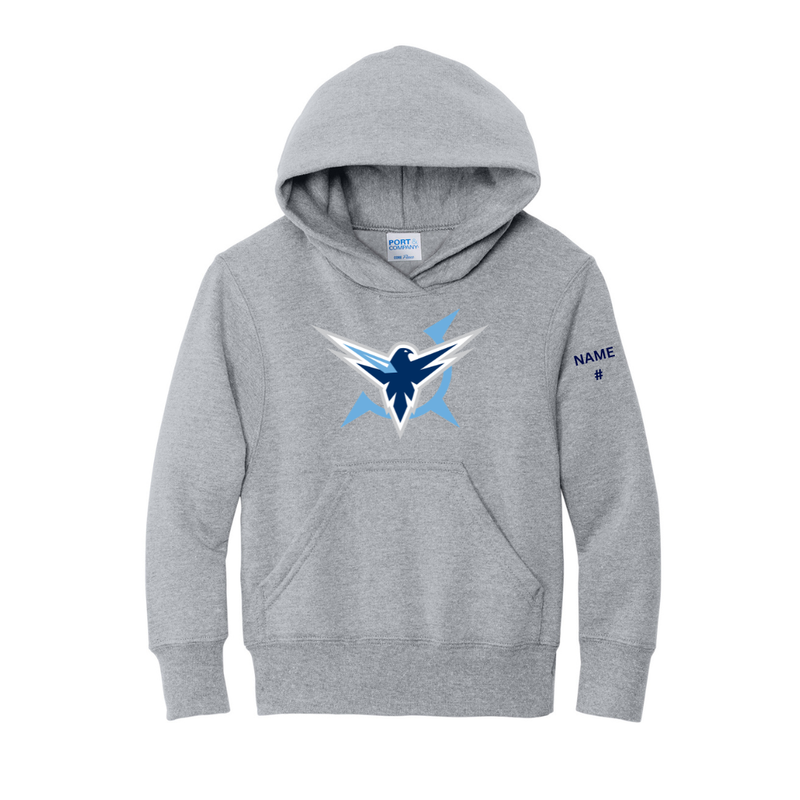 Load image into Gallery viewer, Icehawks Core Fleece Pullover Hooded Sweatshirt
