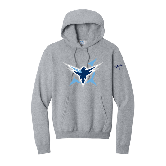 Icehawks Core Fleece Pullover Hooded Sweatshirt