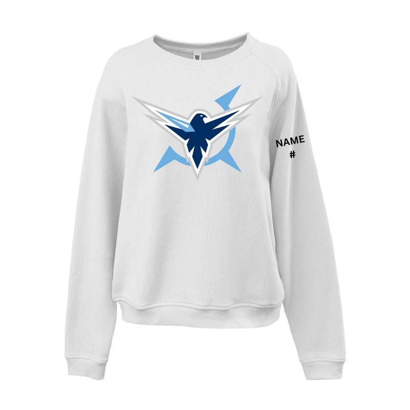 Load image into Gallery viewer, Icehawks Women's Modern Cord Crew
