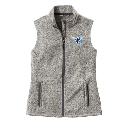Icehawks Women's Sweater Fleece Vest