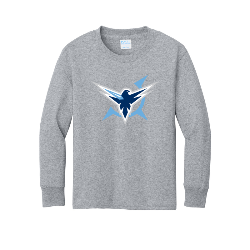 Load image into Gallery viewer, Icehawks Long Sleeve Core Cotton Tee
