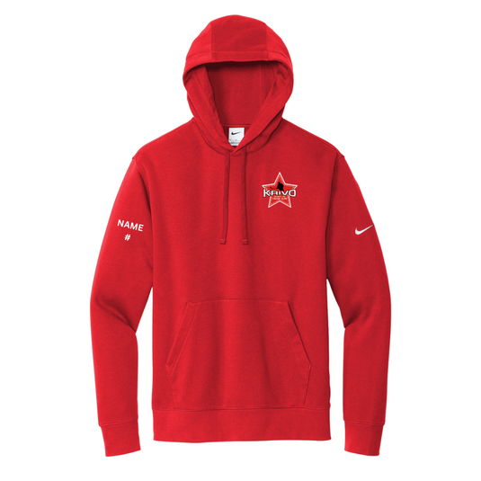 Krivo Hockey Nike Club Fleece Sleeve Swoosh Pullover Hoodie