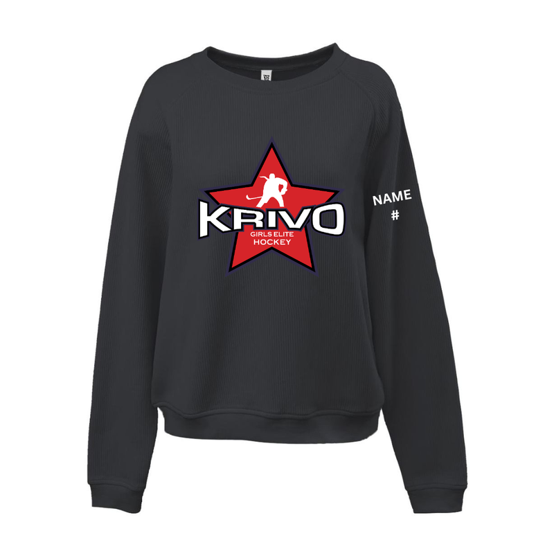 Load image into Gallery viewer, Krivo Hockey Women's Modern Cord Crew
