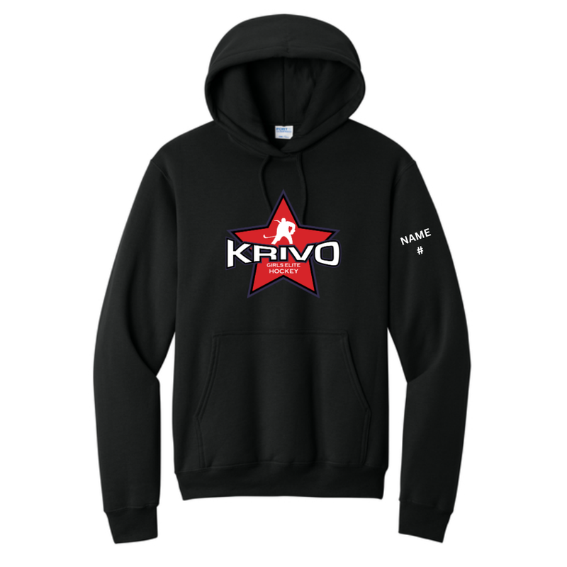 Load image into Gallery viewer, Krivo Hockey Core Fleece Pullover Hooded Sweatshirt
