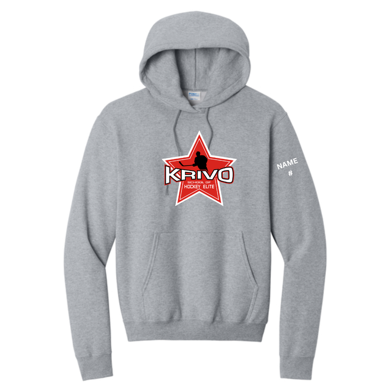 Load image into Gallery viewer, Krivo Hockey Core Fleece Pullover Hooded Sweatshirt
