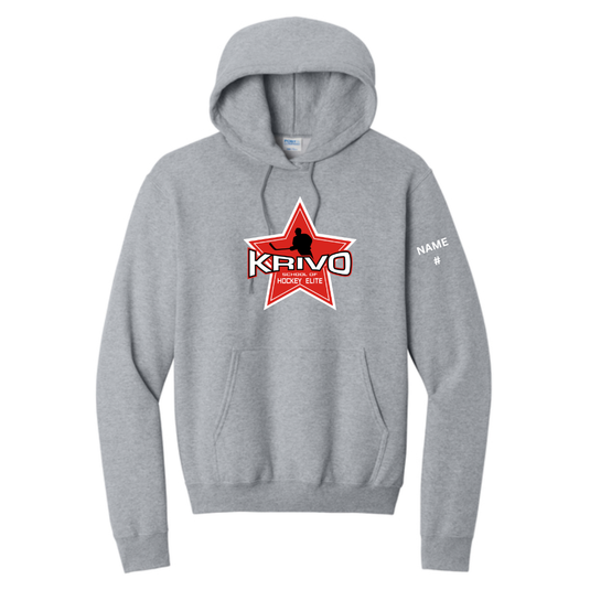 Krivo Hockey Core Fleece Pullover Hooded Sweatshirt