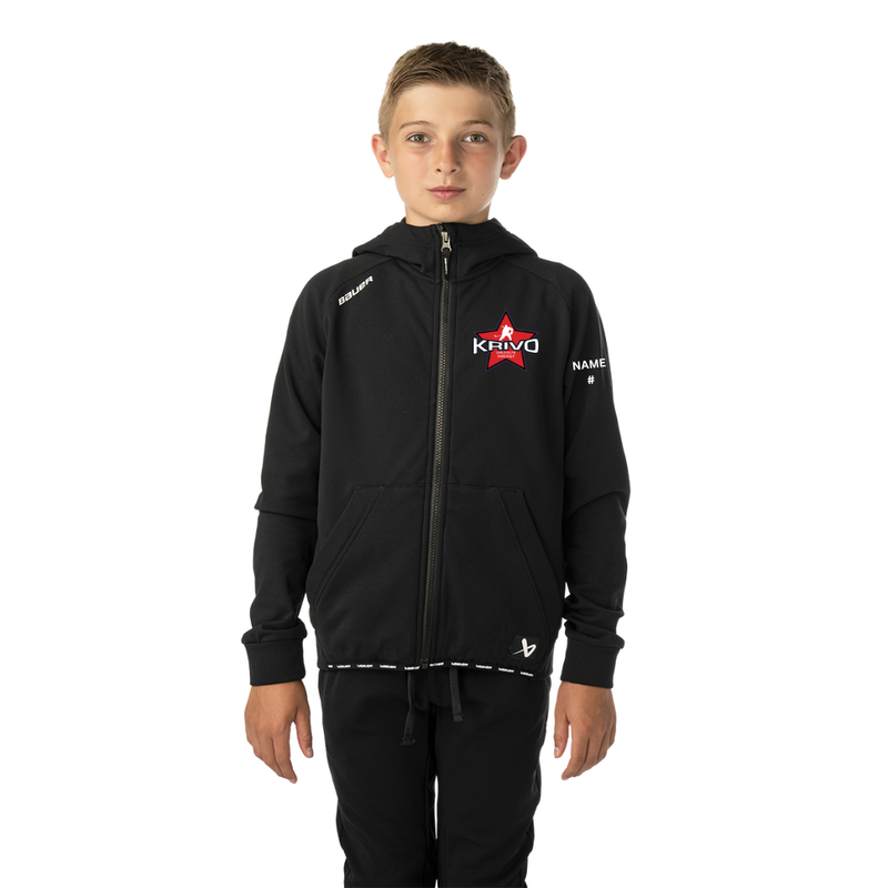 Load image into Gallery viewer, Krivo Hockey Bauer Team Fleece Zip Hoodie
