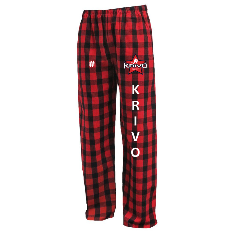 Load image into Gallery viewer, Krivo Hockey Flannel Pants
