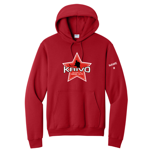 Krivo Hockey Core Fleece Pullover Hooded Sweatshirt