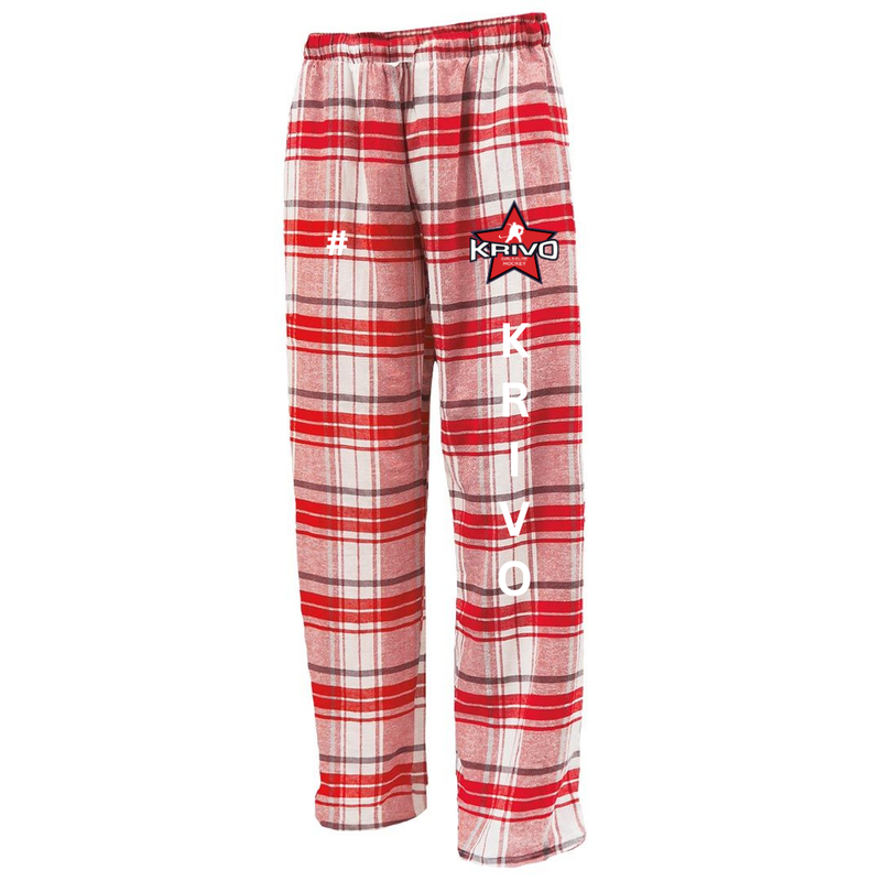 Load image into Gallery viewer, Krivo Hockey Flannel Pants
