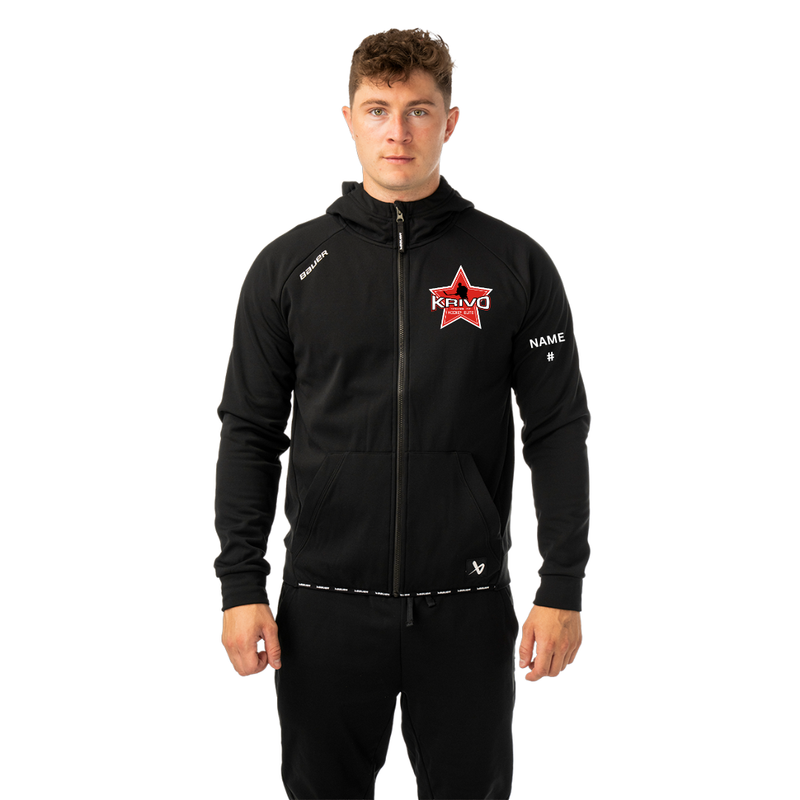 Load image into Gallery viewer, Krivo Hockey Bauer Team Fleece Zip Hoodie
