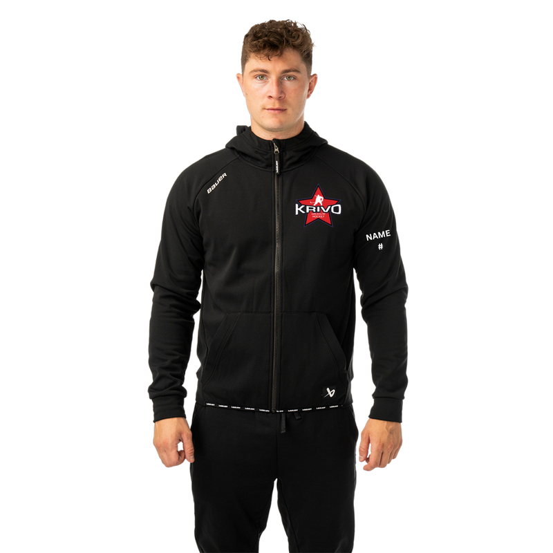 Load image into Gallery viewer, Krivo Hockey Bauer Team Fleece Zip Hoodie

