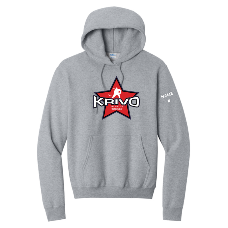 Load image into Gallery viewer, Krivo Hockey Core Fleece Pullover Hooded Sweatshirt
