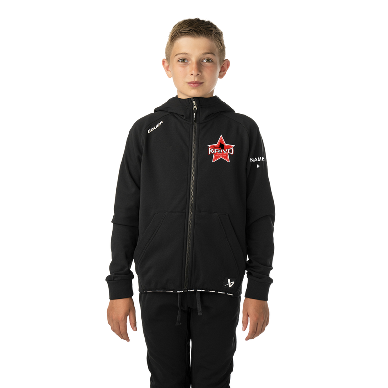 Load image into Gallery viewer, Krivo Hockey Bauer Team Fleece Zip Hoodie

