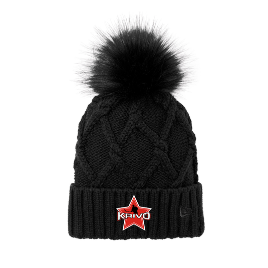 Krivo Hockey New Era® Faux Fur Pom Beanie