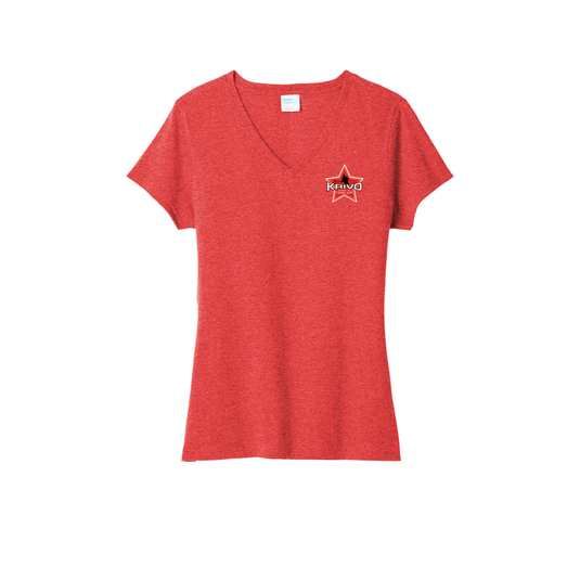 Krivo Hockey Women's Tri-Blend V-Neck Tee