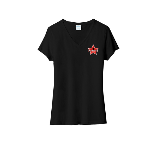 Krivo Hockey Women's Tri-Blend V-Neck Tee
