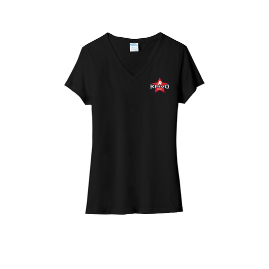 Krivo Hockey Women's Tri-Blend V-Neck Tee