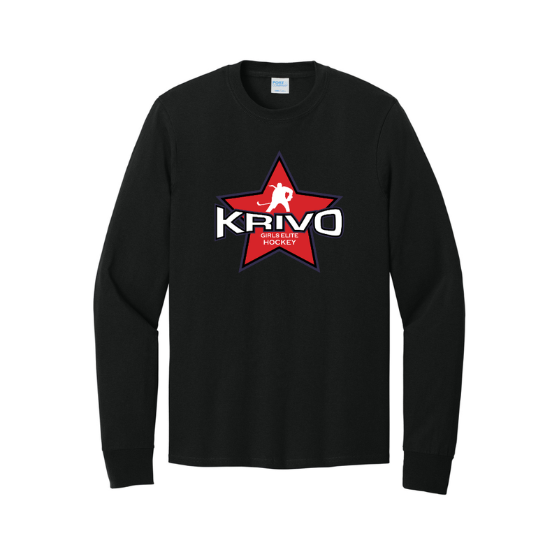 Load image into Gallery viewer, Krivo Hockey Long Sleeve Core Cotton Tee
