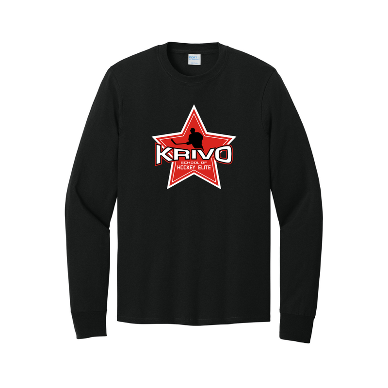Load image into Gallery viewer, Krivo Hockey Long Sleeve Core Cotton Tee
