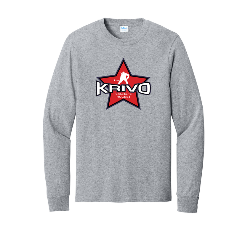 Load image into Gallery viewer, Krivo Hockey Long Sleeve Core Cotton Tee
