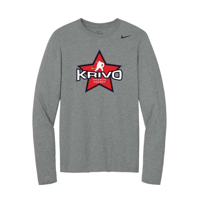 Load image into Gallery viewer, Krivo Hockey Nike Team rLegend Long Sleeve Tee
