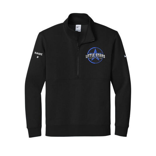 Little Stars Nike Club Fleece Sleeve Swoosh 1/2-Zip