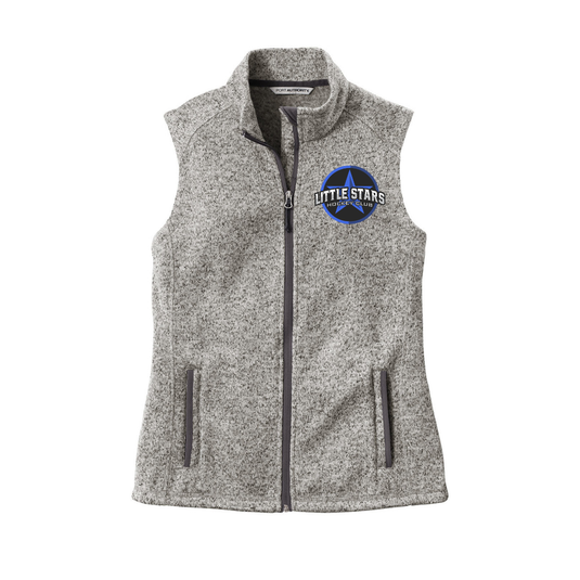 Little Stars Women's Sweater Fleece Vest