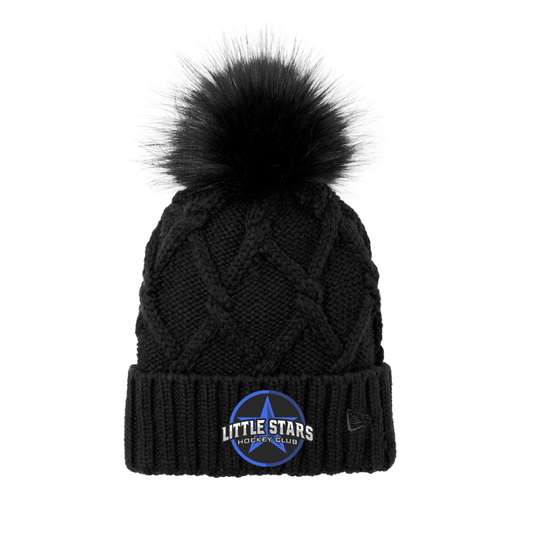 Little Stars New Era® Faux Fur Pom Beanie