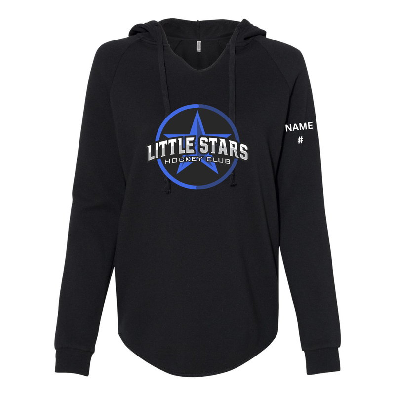 Load image into Gallery viewer, Little Stars Women’s Lightweight California Wave Wash Hooded Sweatshirt
