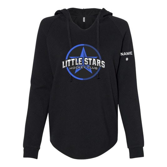 Little Stars Women’s Lightweight California Wave Wash Hooded Sweatshirt