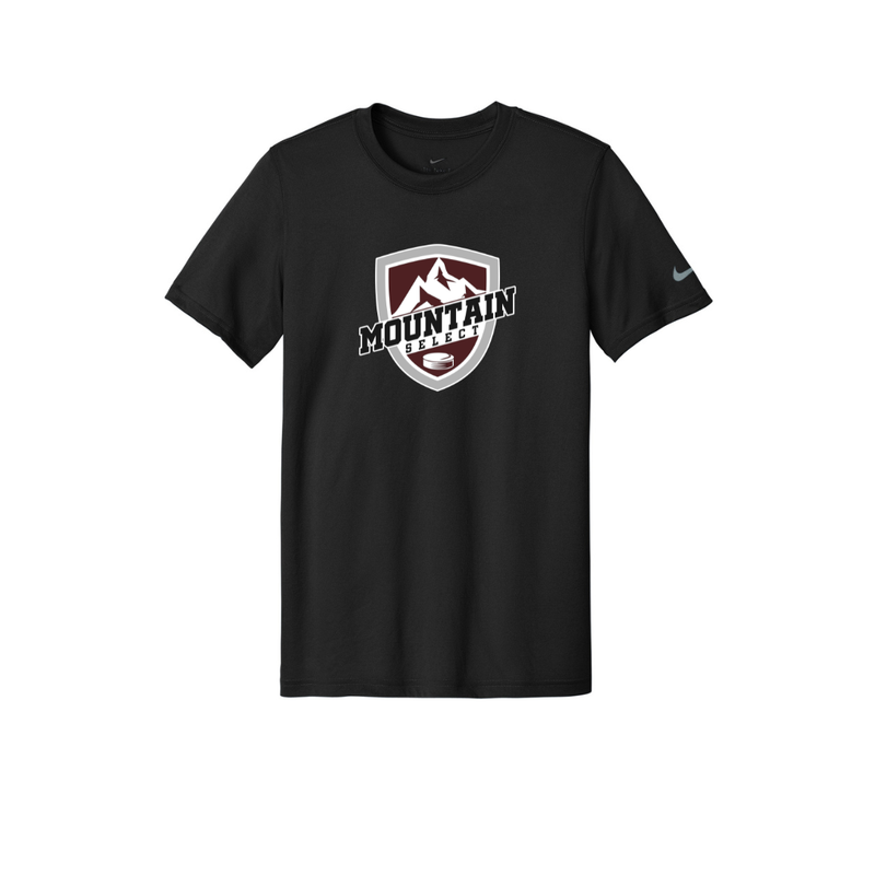 Load image into Gallery viewer, Mountain Select Nike Swoosh Sleeve rLegend Tee
