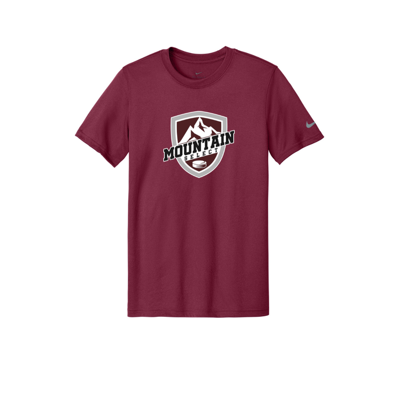 Load image into Gallery viewer, Mountain Select Nike Swoosh Sleeve rLegend Tee
