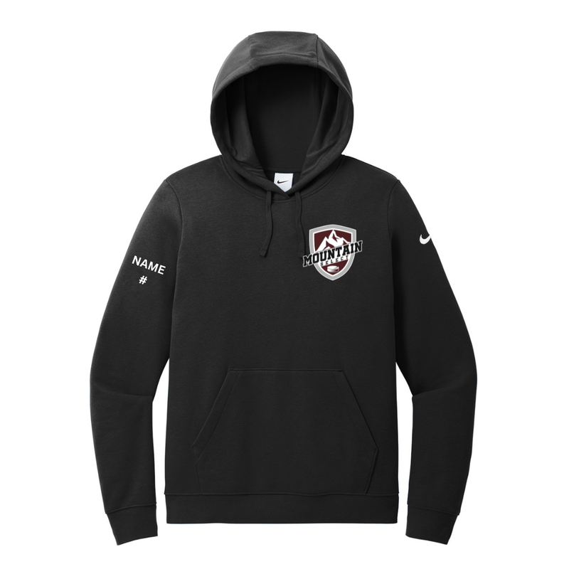 Load image into Gallery viewer, Mountain Select Nike Club Fleece Sleeve Swoosh Pullover Hoodie
