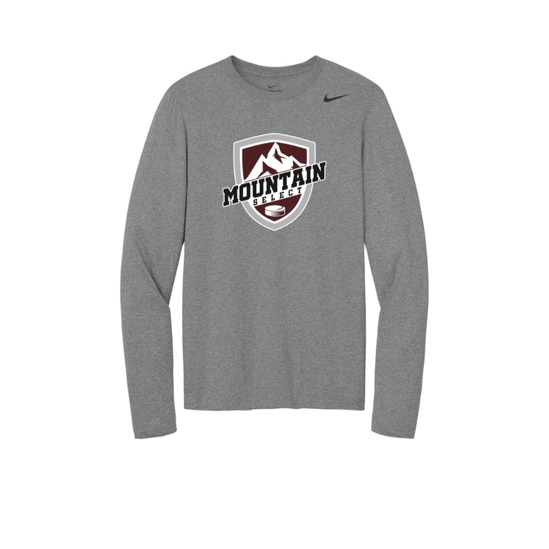 Load image into Gallery viewer, Mountain Select Nike Team rLegend Long Sleeve Tee
