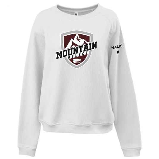 Mountain Select Women's Modern Cord Crew