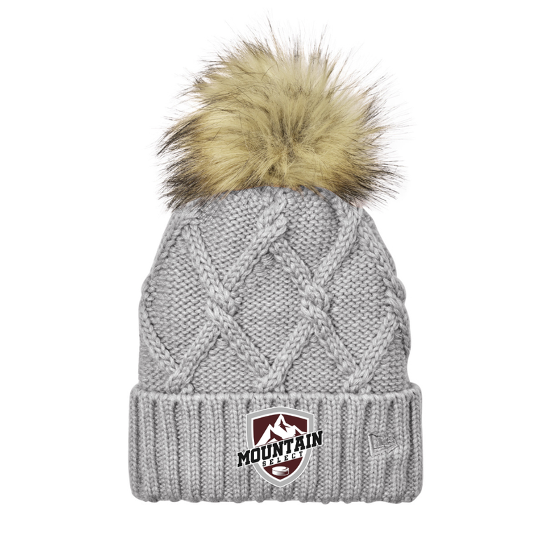 Load image into Gallery viewer, Mountain Select New Era® Faux Fur Pom Beanie
