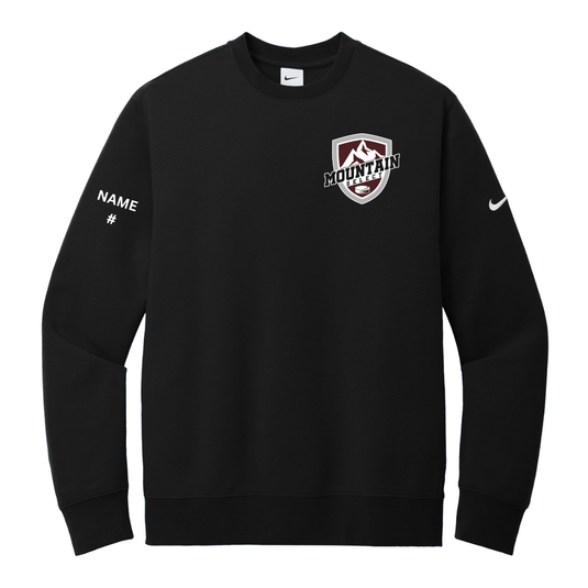 Mountain Select Nike Club Fleece Sleeve Swoosh Crew