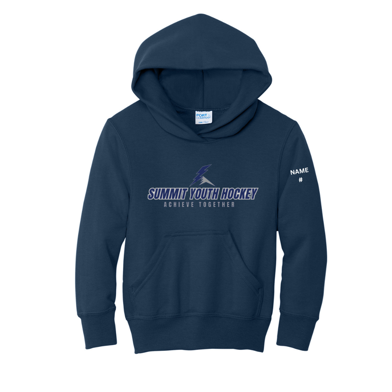 Load image into Gallery viewer, Summit Youth Hockey Core Fleece Pullover Hooded Sweatshirt
