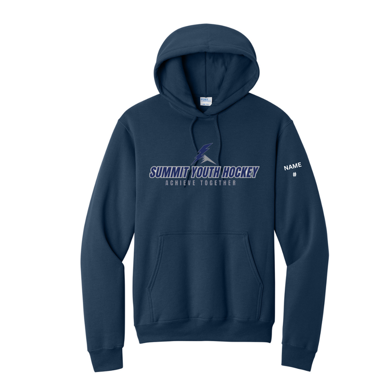 Load image into Gallery viewer, Summit Youth Hockey Core Fleece Pullover Hooded Sweatshirt
